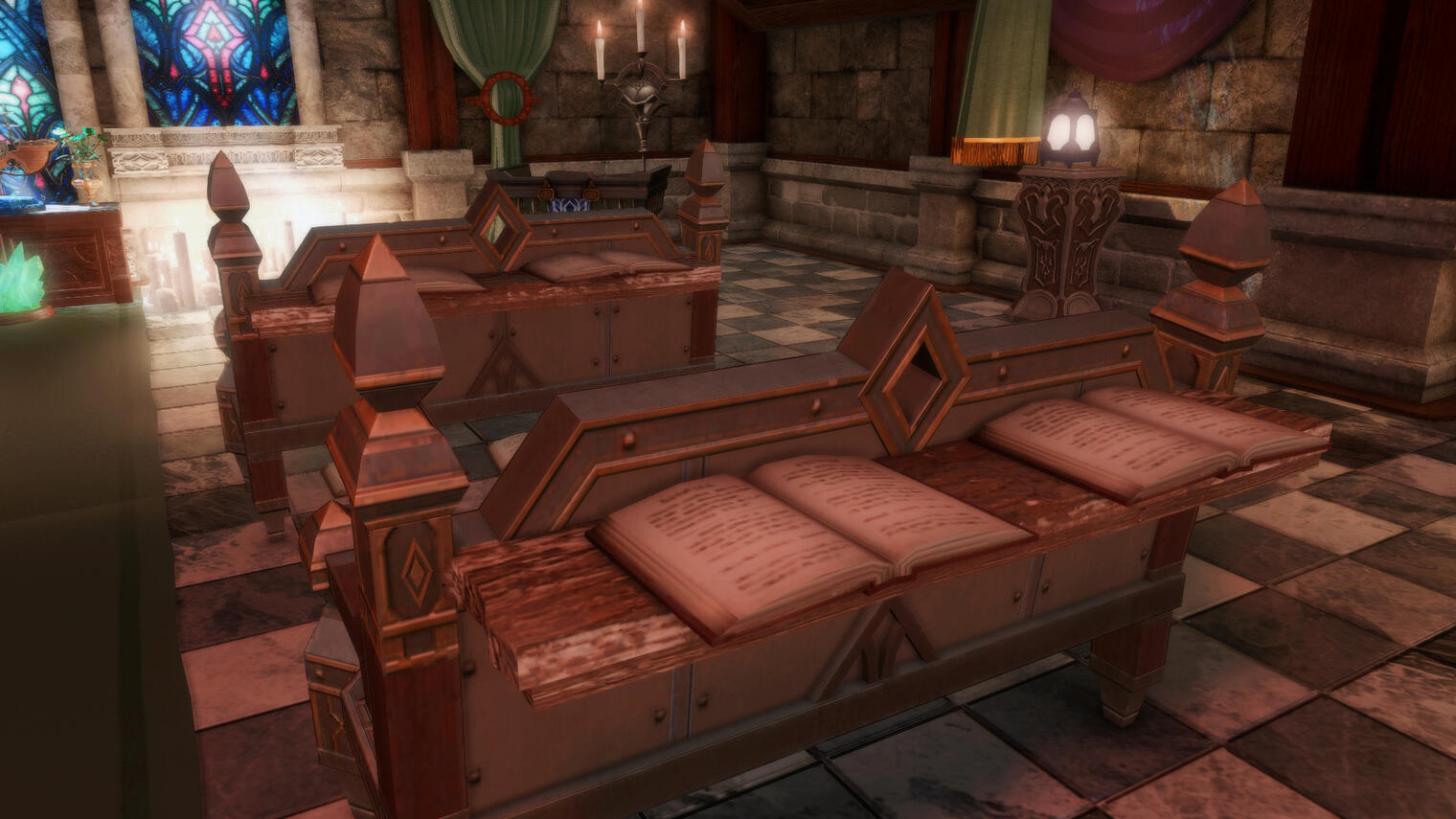 Pews in the Chapel